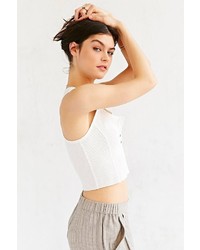 BDG Henley Cropped Top