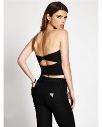 GUESS Knot Back Crop Tube Top