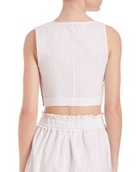 3.1 Phillip Lim Knotted Front Cropped Tank Top
