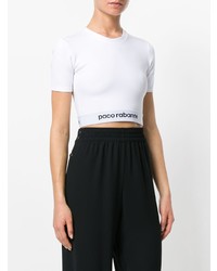 Paco Rabanne Logo Cropped Top