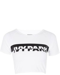 Ivy Park Logo Wrap Back Crop Top