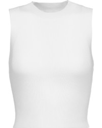 A.L.C. Matthew Cropped Ribbed Jersey Top