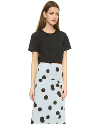 Marc by Marc Jacobs Short Sleeve Crop Top
