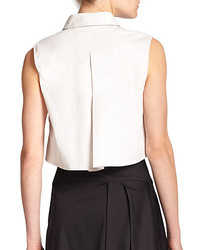 Milly Sleeveless Cropped Top