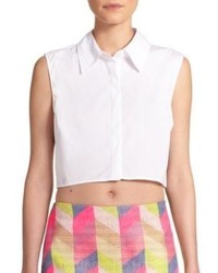 Milly Sleeveless Cropped Top