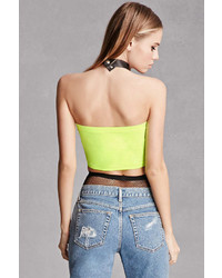 Forever 21 Stretch Knit Cropped Tube Top