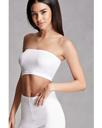 Forever 21 Stretch Knit Cropped Tube Top