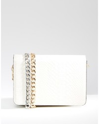 Asos Shoulder Bag With Double Chain Strap