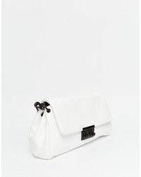 Asos Shoulder Chain Bag With Coated Chain