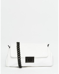 Asos Shoulder Chain Bag With Coated Chain