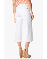 7 For All Mankind Culotte With Trouser Hem In Runway White