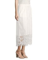 Opening Ceremony Broderie Anglaise Cotton Culottes