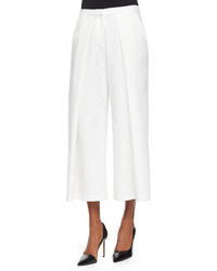 Alexis Jayce Pleated Culottes Off White
