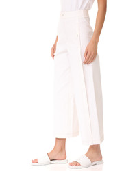 Helmut Lang Seamed High Rise Cropped Trousers