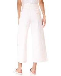 Helmut Lang Seamed High Rise Cropped Trousers