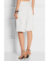 Alexander Wang T By Pleated Leather Culottes