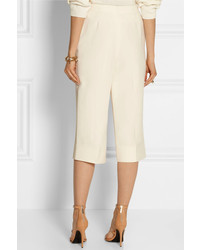 Valentino Wool And Silk Blend Crepe Culottes