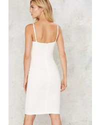 Factory Pushing The Limit Bodycon Dress White