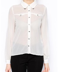 Sugarhill Boutique All That Glitters Blouse With Cut Out Back