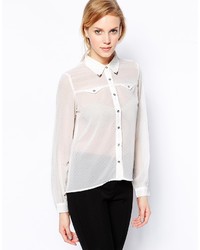 Sugarhill Boutique All That Glitters Blouse With Cut Out Back
