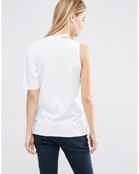 Asos Maternity T Shirt With One Shoulder And Cut Out Detail