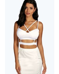 Boohoo Petite Catherine Strappy Cut Out Bralet