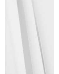 Stella McCartney Cutout Asymmetric Stretch Cady Dress White