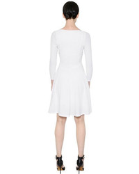 Givenchy Textured Viscose Knit Dress With Cutouts