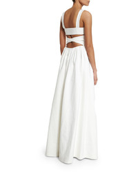 Morning After Wide Leg Jumpsuit White