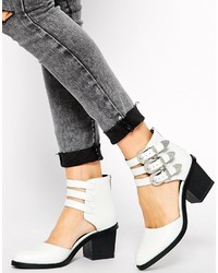 Asos Collection Ragan Two Part Ankle Boots
