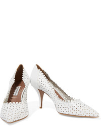 Tabitha Simmons Sold Out Laser Cut Leather Pumps