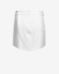 Mason by Michelle Mason Striped Cutout Miniskirt