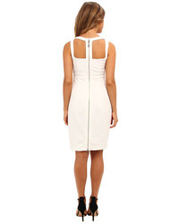 Jessica Simpson Sleeveless Body Con Dress W Empire Waistband And Front And Back Cut Outs