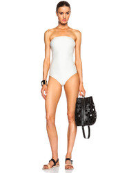 Adriana Degreas Giselle Cut Out Back Nylon Blend One Piece