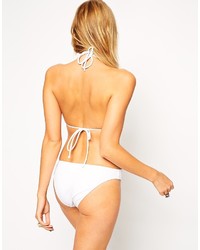 Asos Collection Triangle Cut Out Swimsuit