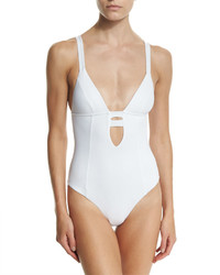 Vitamin A Neutra Strappy Back One Piece Swimsuit Eco White