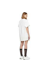MM6 MAISON MARGIELA White Denim T Shirt Dress