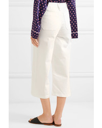J.Crew Cropped High Rise Wide Leg Jeans