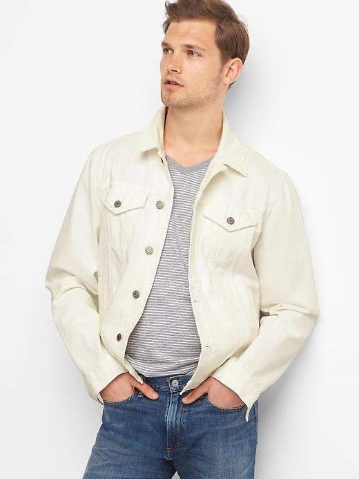 gap white jean jacket
