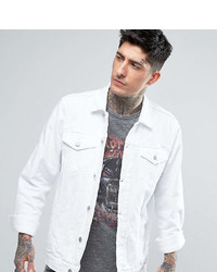 Reclaimed Vintage Inspired Oversized Denim Jacket In White