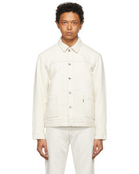Levi's Made & Crafted Off White Denim Type Ii Trucker Jacket