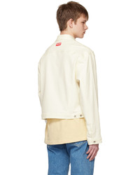 Kenzo Off White Paris Button Up Denim Jacket