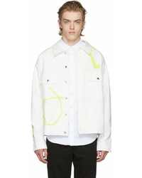 Rochambeau White Denim Short Jacket