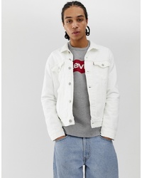 Levi's The Denim Trucker Jacket In White Out