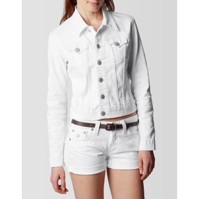 true religion white jean jacket