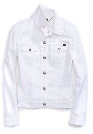Tommy Hilfiger White Denim Jacket, $129 