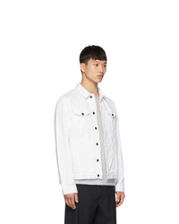 Frame White Denim Lhomme Jacket
