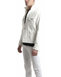 Lucien Pellat-Finet White Jean Jacket