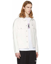 Perks And Mini White Perspective Denim Jacket