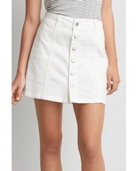 American Eagle Outfitters O Denim Button Down Skirt